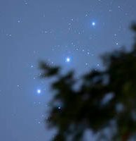 Orion's Belt from my house